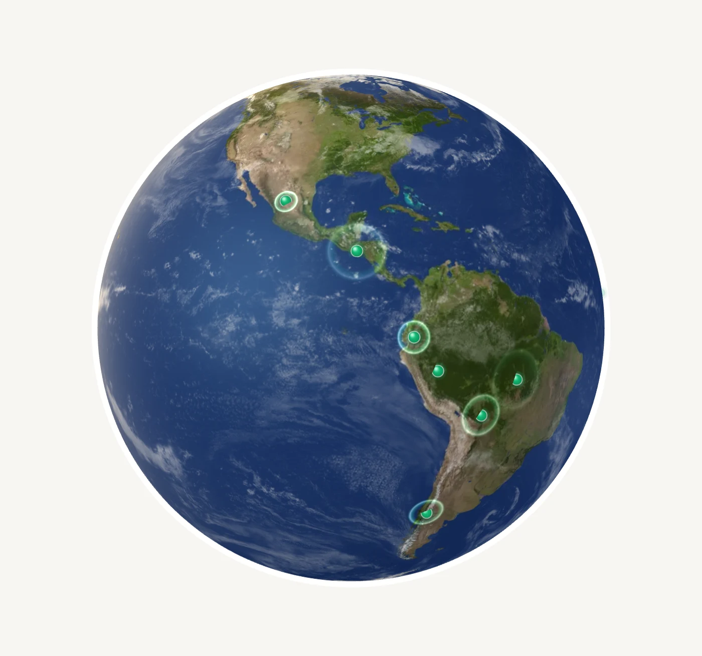 Earth seen from space: verified recovery across the globe.